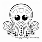 Abstract Octopus Sequence Coloring Pages for Artists 3
