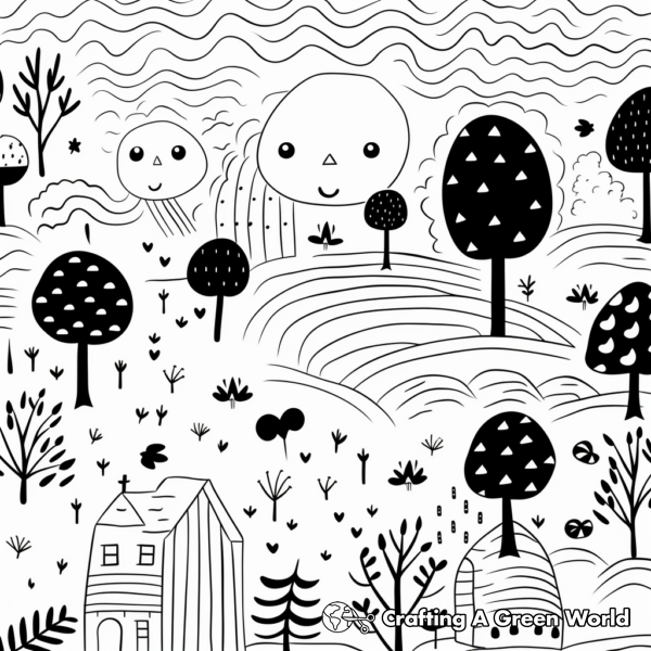 Aesthetic Fall Coloring Pages - Free & Printable!