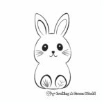 Albino Rabbit Coloring Pages 4