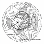 Angelfish Mandala Coloring Pages for Animal Lovers 2