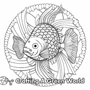 Fish Mandala Coloring Pages - Free & Printable!