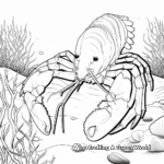 Artistic Lobster Coloring Pages 1