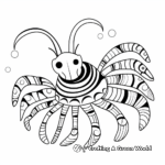 Artistic Lobster Coloring Pages 4