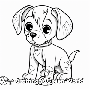 Beagle Puppy Coloring Pages - Free &amp; Printable!