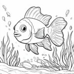 Beautiful Clownfish Coloring Pages 4
