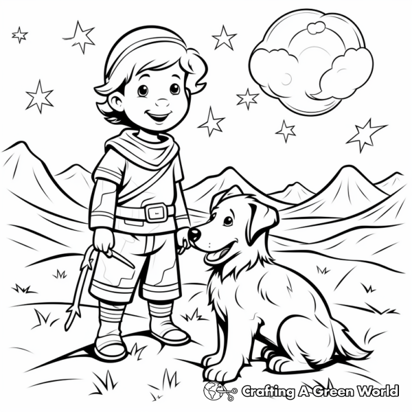 Shepherd Coloring Pages - Free &amp; Printable!