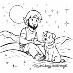 Bible Story: Shepherd Following the Star Coloring Pages 4
