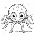 Blue-Ringed Octopus Coloring Sheets 1