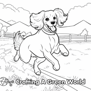 Cavalier King Charles Spaniel Coloring Pages - Free &amp; Printable!