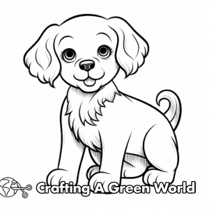 Cavalier King Charles Spaniel Coloring Pages - Free &amp; Printable!