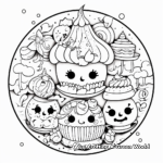 Celebrate Summer with Ice Cream Mandala Coloring Pages 1