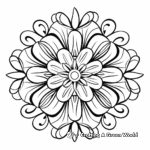 Classic Ballet Inspired Mandala Coloring Pages 2