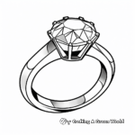 Classic Diamond Ring Coloring Pages 3
