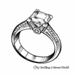 Classic Diamond Ring Coloring Pages 4