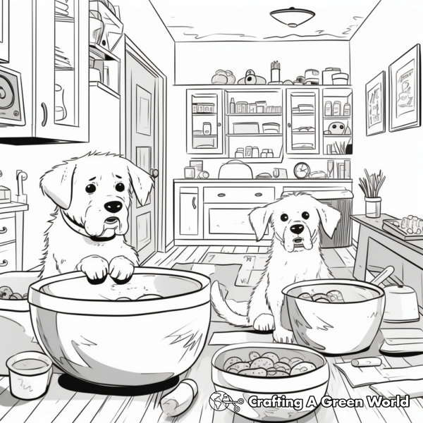 Dog Bowl Coloring Pages - Free & Printable!