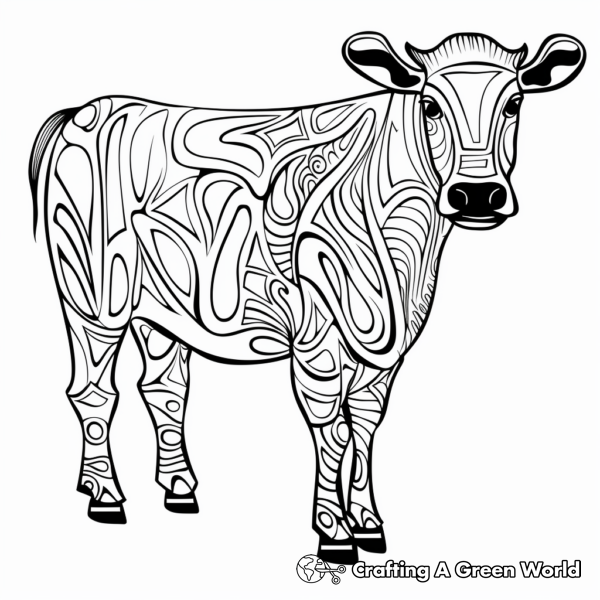 Dairy Cow Coloring Pages - Free &amp; Printable!