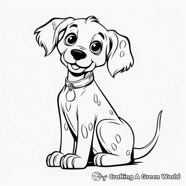 Dalmatian Coloring Pages - Free &amp; Printable!