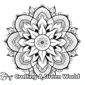 Girly Mandala Coloring Pages - Free &amp; Printable!