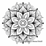Delicate Lace Mandala Coloring Pages for Adults 2