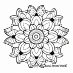 Delicate Lace Mandala Coloring Pages for Adults 4