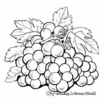Delicious Blueberry Coloring Pages 4