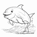 Delightful Dolphin Coloring Pages 1