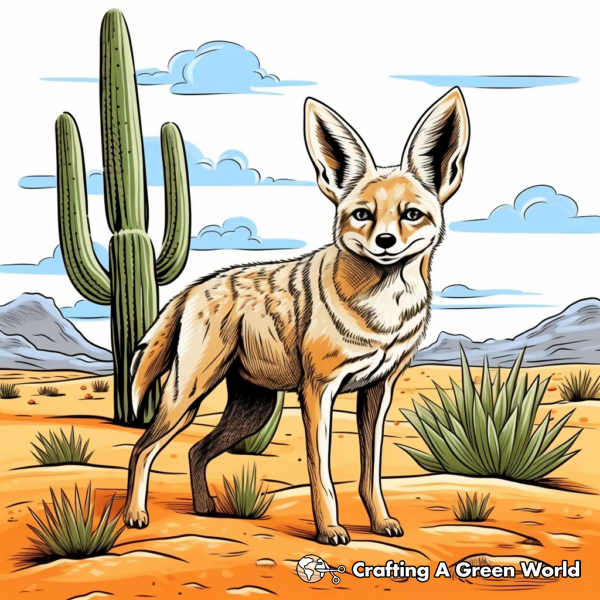 Jackal Coloring Pages - Free &amp; Printable!