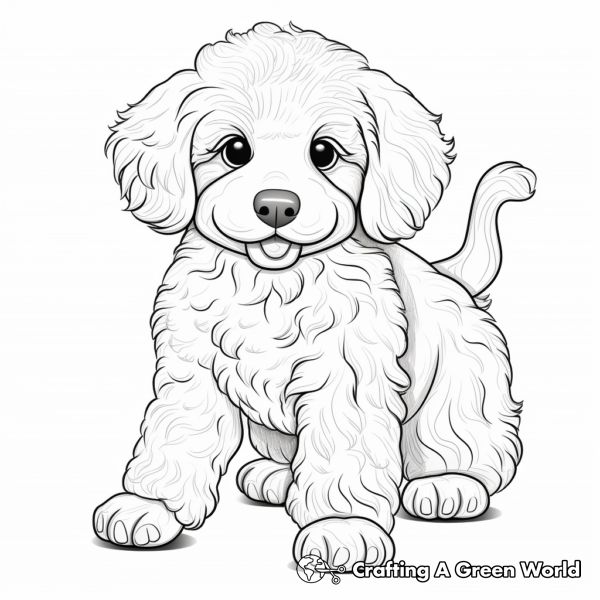 Toy Poodle Coloring Pages - Free &amp; Printable!