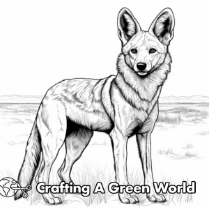 Jackal Coloring Pages - Free &amp; Printable!