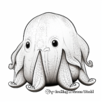 Detailed Dumbo Octopus Coloring Pages for Creative Minds 1