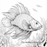 Detailed Lionfish Coloring Pages for Adults 2