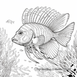 Detailed Lionfish Coloring Pages for Adults 3
