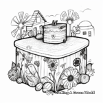 Detailed Ring Box Coloring Pages 1