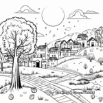 Digital Age Fall Scenery Coloring Pages 3