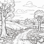 Digital Age Fall Scenery Coloring Pages 4