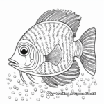 Dotted Butterfly Fish Coloring Pages 1