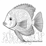 Dotted Butterfly Fish Coloring Pages 2