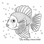 Dotted Butterfly Fish Coloring Pages 3