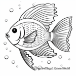 Dotted Butterfly Fish Coloring Pages 4