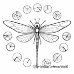 Dragonfly Life Cycle Coloring Pages 2