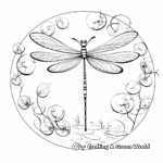 Dragonfly Life Cycle Coloring Pages 3