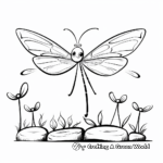 Dragonfly Life Cycle Coloring Pages 4