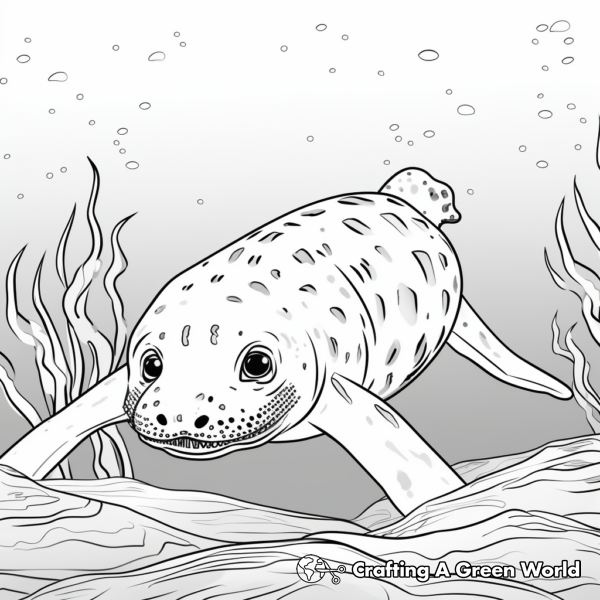 Leopard Seal Coloring Pages - Free &amp; Printable!