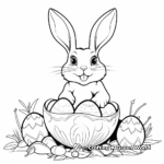 Easter Bunny' Rabbits Coloring Pages 4