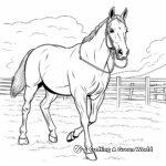 Exotic Arabian Horse Coloring Pages 3