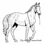 Exotic Arabian Horse Coloring Pages 4