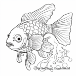 Exquisite Mandarin Fish Coloring Pages 3