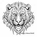 Exquisite White Tiger Mandala Coloring Pages 4
