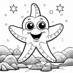 Fantastic Starfish Coloring Pages for Children 2