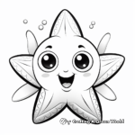 Fantastic Starfish Coloring Pages for Children 3